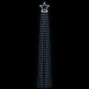 Illuminazione per Albero di Natale 320 LED Bianco Freddo 375 cm