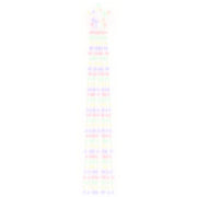 Illuminazione per Albero di Natale 320 LED Colorato 375 cm