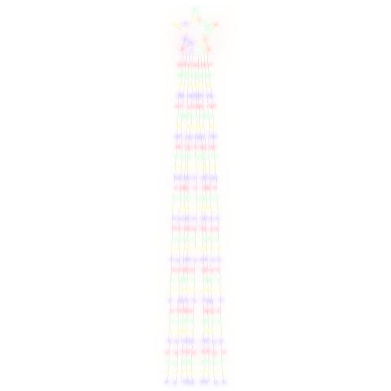 Illuminazione per Albero di Natale 320 LED Colorato 375 cm