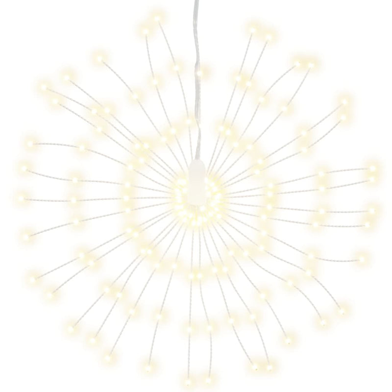 Illuminazioni di Natale Galassia 140 LED 8pz Bianco Caldo 17 cm