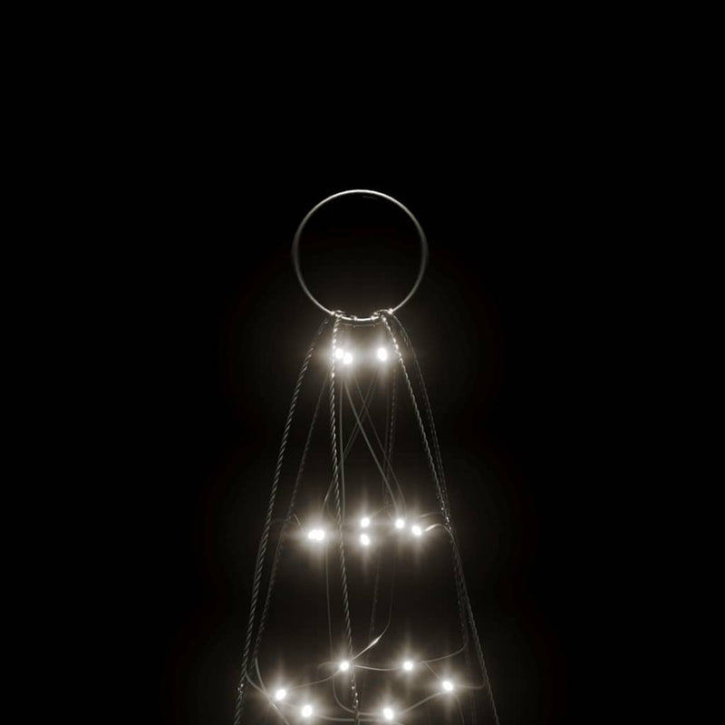 Albero di Natale a LED 200 LED Bianco Freddo 180 cm