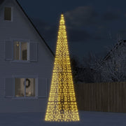 Albero di Natale a LED 1534 LED Bianco Caldo 500 cm