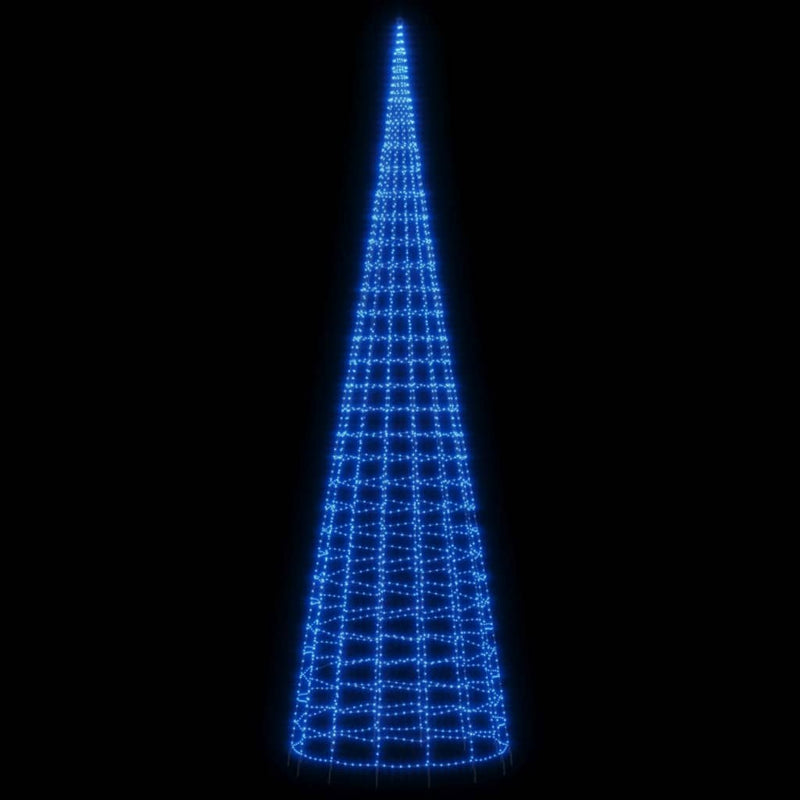 Albero di Natale a LED 3000 LED Blu 800 cm
