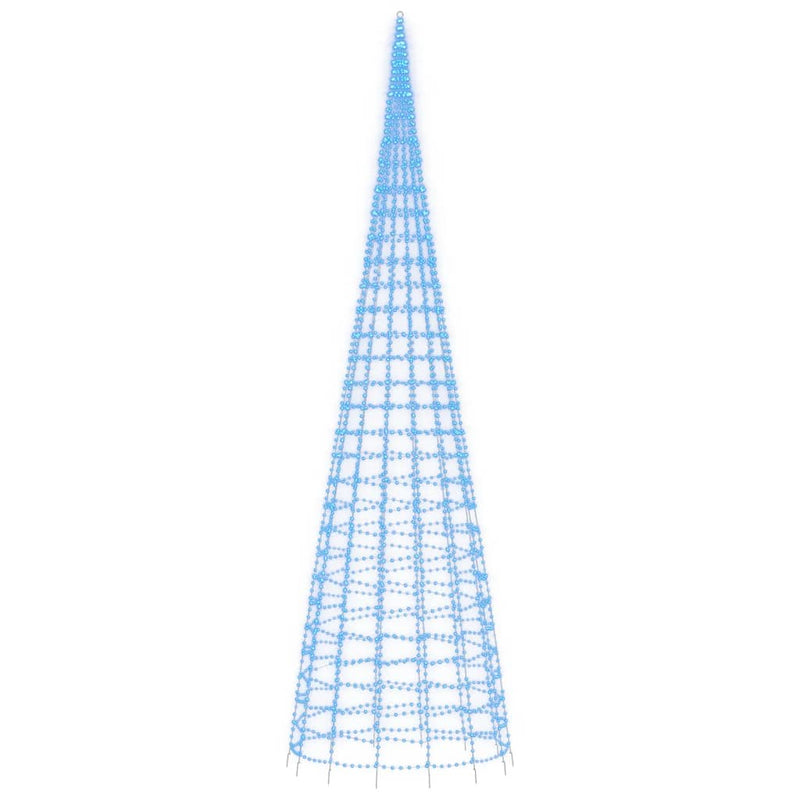 Albero di Natale a LED 3000 LED Blu 800 cm