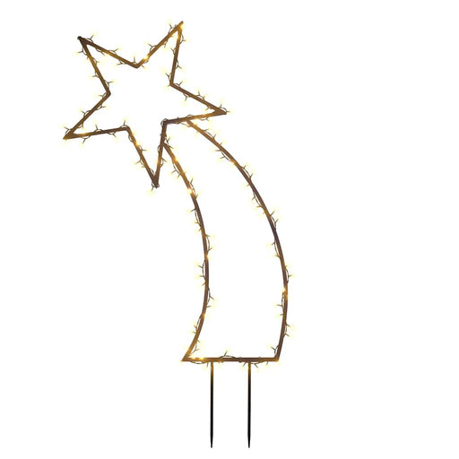 Luce Decorativa Natale con Picchetti Stella Cadente 115LED 89cm