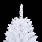 Albero di Natale artificiale 120 cm PVC e Acciaio Bianco