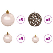 Albero di Natale artificiale 150 cm PVC e Acciaio Bianco