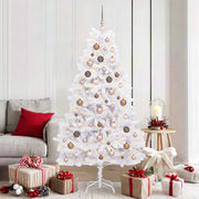 Albero di Natale artificiale 180 cm PVC e Acciaio Bianco