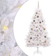 Albero di Natale artificiale 180 cm PVC e Acciaio Bianco