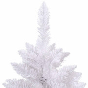Albero di Natale artificiale 180 cm PVC e Acciaio Bianco