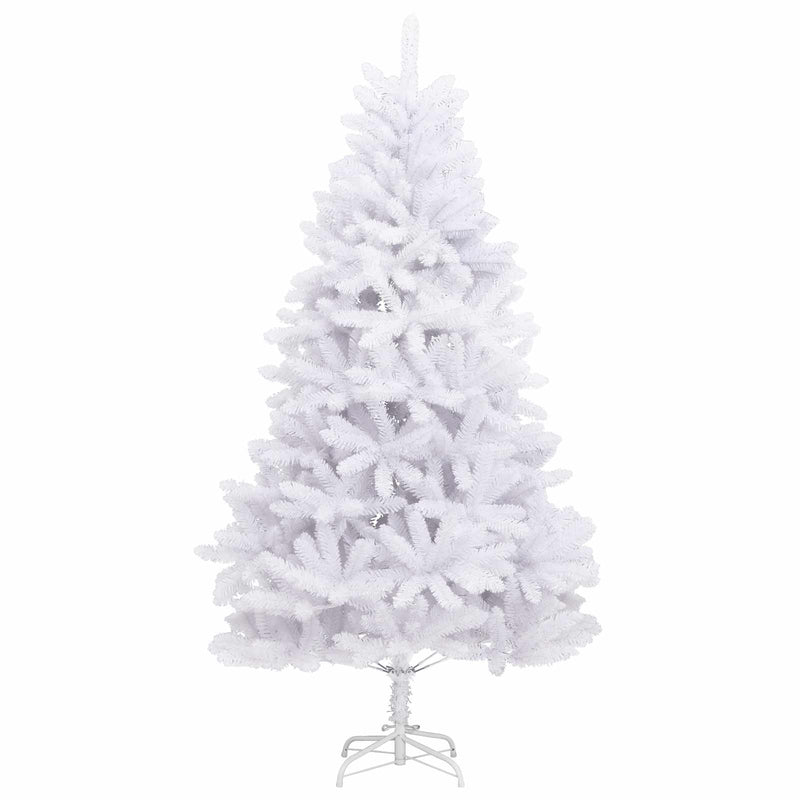 Albero di Natale artificiale 180 cm PVC e Acciaio Bianco