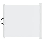 Cancelletto Retrattile per Animali Domestici Bianco 82,5x125 cm