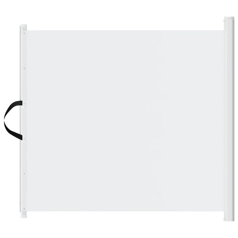 Cancelletto Retrattile per Animali Domestici Bianco 102,5x125cm