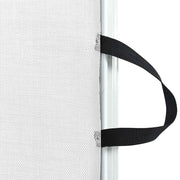 Cancelletto Retrattile per Animali Domestici Bianco 102,5x125cm