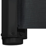 Cancelletto Retrattile per Animali Domestici Nero 102,5x125 cm