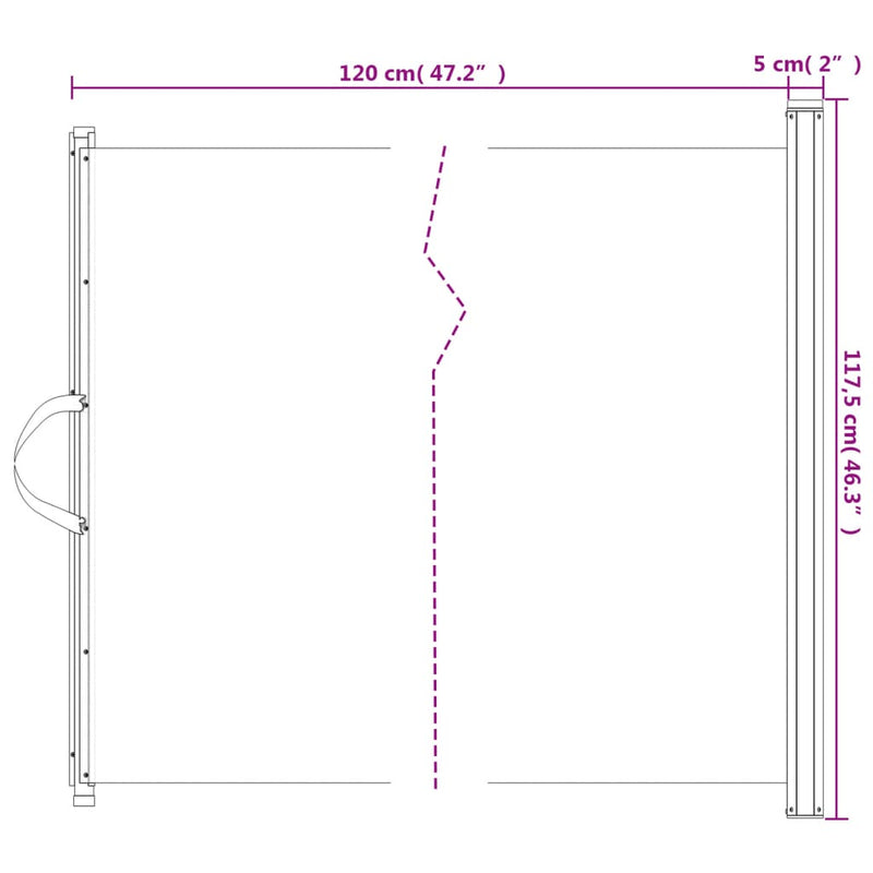 Cancelletto Retrattile per Animali Domestici Nero 117,5x125 cm