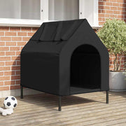 Casa per Animali Nero 90 x 65 x 83 cm Acciaio