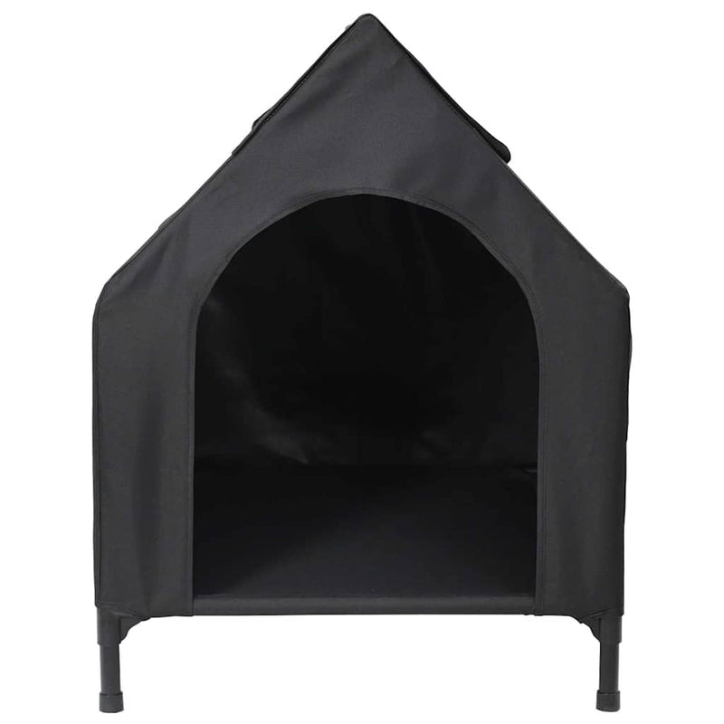 Casa per Animali Nero 110 x 75 x 90 cm Acciaio