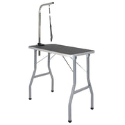 Tavolo Toelettatura Cani Gatti Animali Regolabile 1 Guinzaglio 84 x 48.5 x 145 cm