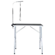 Tavolo Toelettatura Cani Gatti Animali Regolabile 1 Guinzaglio 84 x 48.5 x 145 cm
