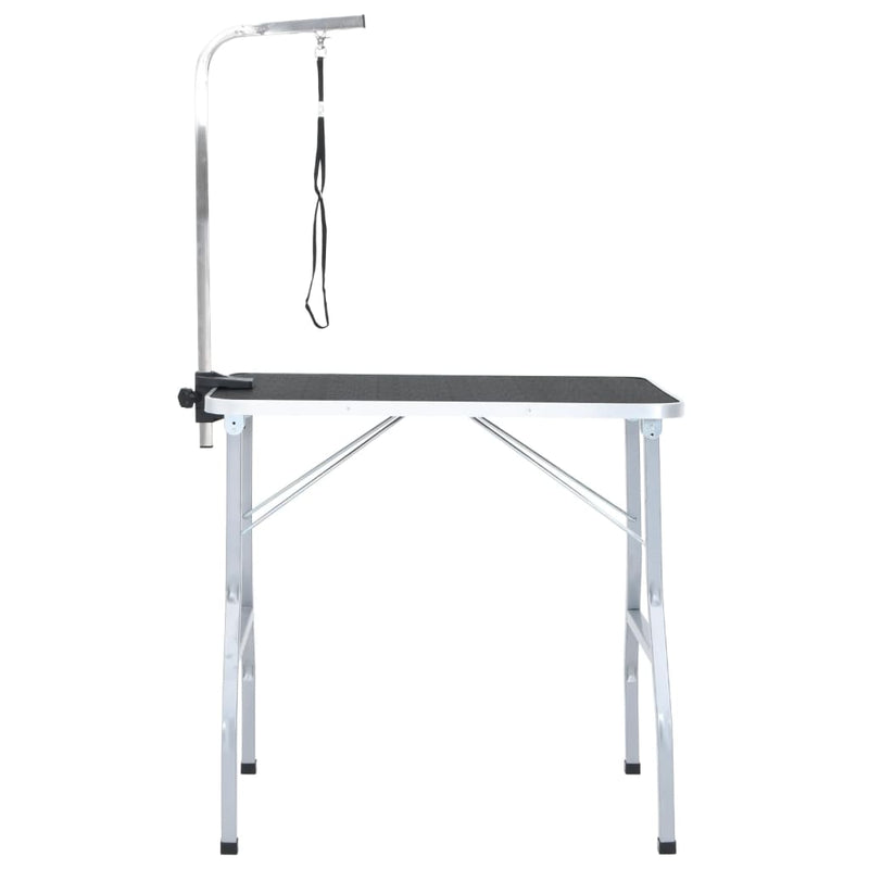 Tavolo Toelettatura Cani Gatti Animali Regolabile 1 Guinzaglio 84 x 48.5 x 145 cm