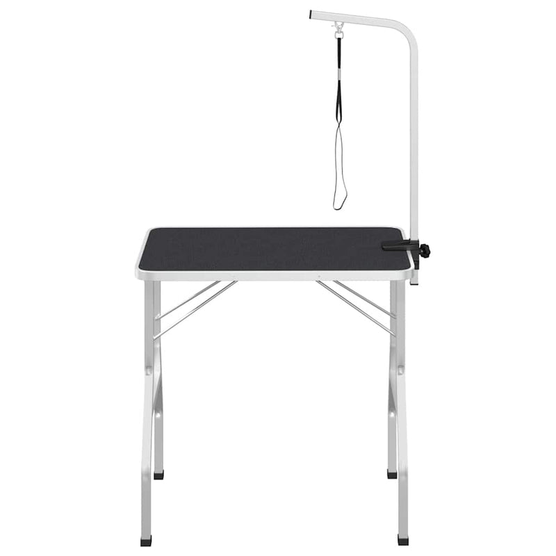 Tavolo Toelettatura Cani Gatti Animali Regolabile 1 Guinzaglio 84 x 48.5 x 145 cm