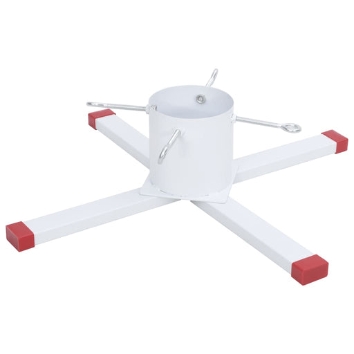 Supporto per Albero di Natale Bianco 61x61x15,5 cm