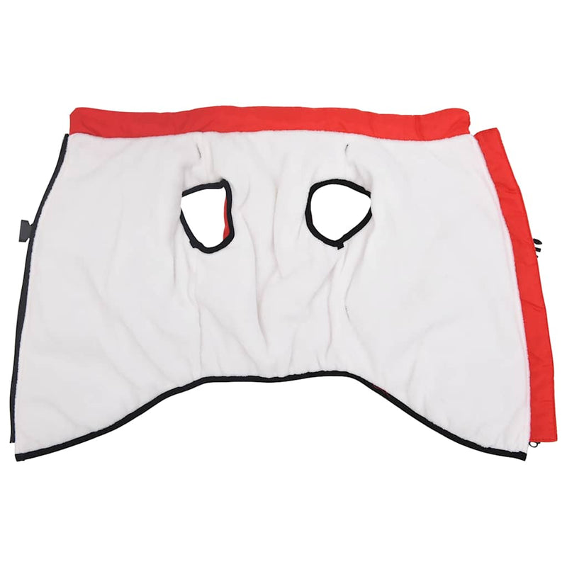 Cappotto Cani Imbracatura Impermeabile Riflettente Rosso L44
