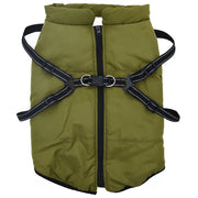 Cappotto Cani Imbracatura Impermeabile Riflettente Verde L52