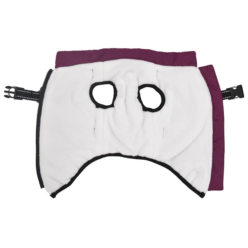 Cappotto Cani Imbracatura Impermeabile Riflettente Viola L28
