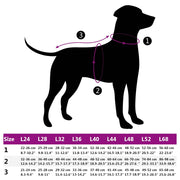 Cappotto Cani con Imbracatura Impermeabile Riflettente Nero L36