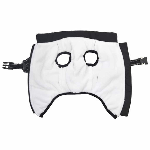 Cappotto Cani con Imbracatura Impermeabile Riflettente Nero L40