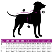 Cappotto Cani con Imbracatura Impermeabile Riflettente Nero L44