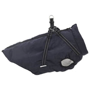 Cappotto Cani Imbracatura Impermeabile Riflettente Blu Navy L44