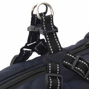 Cappotto Cani Imbracatura Impermeabile Riflettente Blu Navy L44