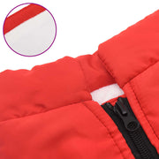 Cappotto Cani Imbracatura Impermeabile Riflettente Rosso L40