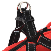 Cappotto Cani Imbracatura Impermeabile Riflettente Rosso L40