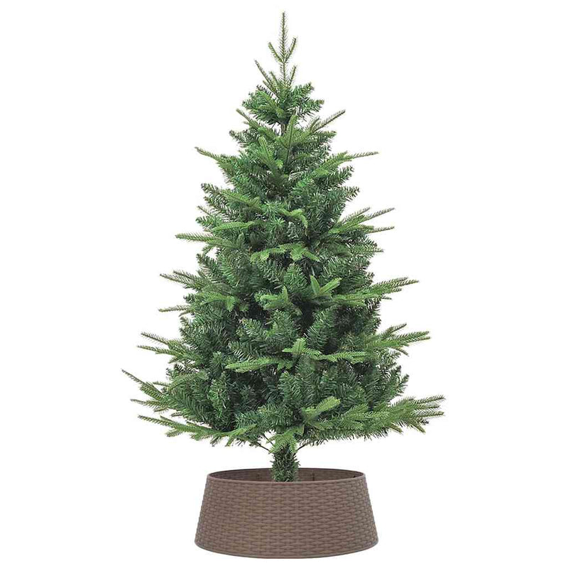 Gonna per Albero di Natale Marrone Ø65x23 cm in Plastica