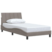 Giroletto senza Materasso Hanko Tortora 100x200 cm in Tessuto