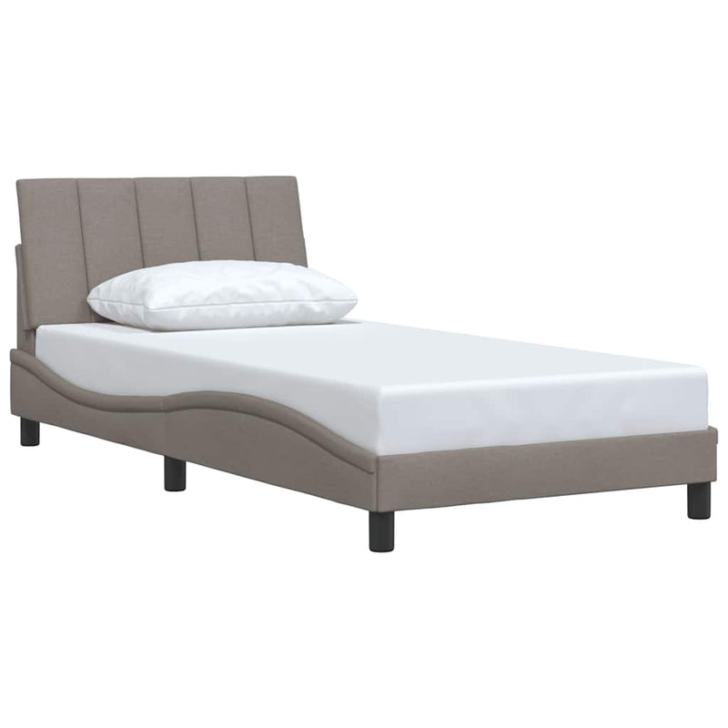 Giroletto senza Materasso Hanko Tortora 100x200 cm in Tessuto