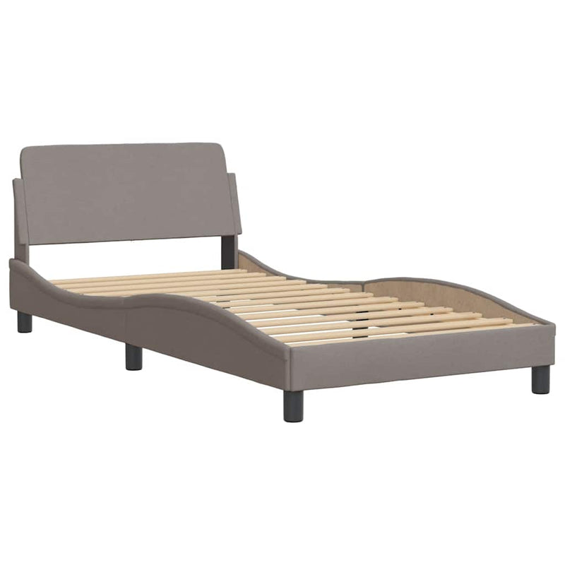 Giroletto senza Materasso Hanko Tortora 100x200 cm in Tessuto