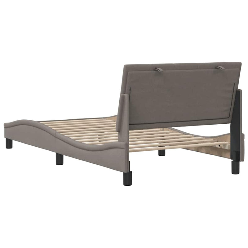 Giroletto senza Materasso Hanko Tortora 100x200 cm in Tessuto