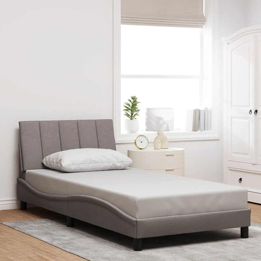 Giroletto senza Materasso Hanko Tortora 100x200 cm in Tessuto