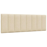 Letto con Materasso Hanko Crema 120x200 cm in Tessuto