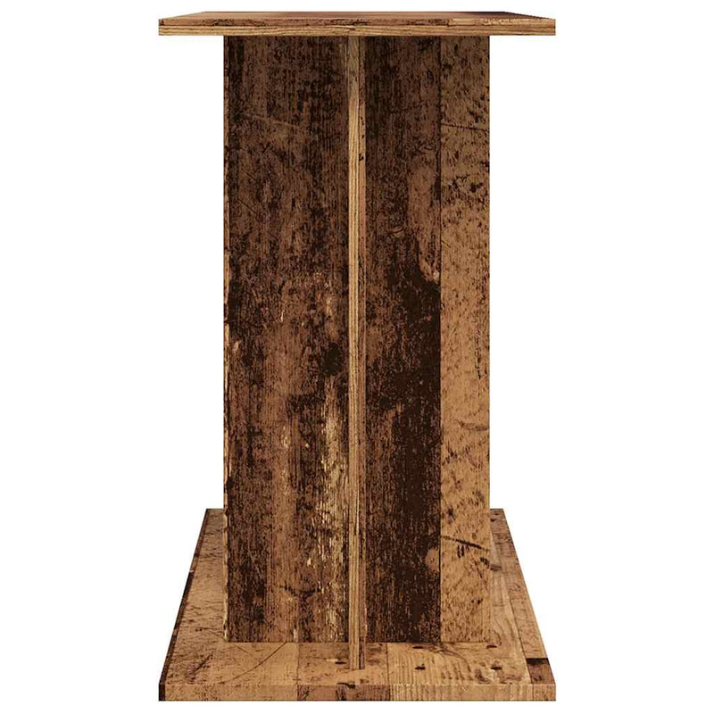 Supporto per acquario in legno antico 80x35x60 cm in legno ingegnerizzato