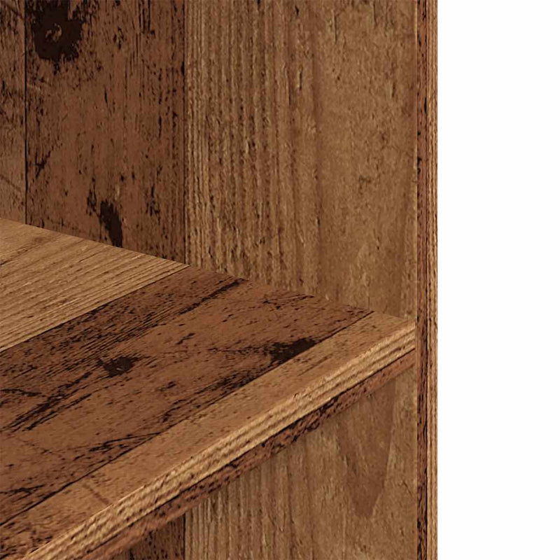 Supporto per acquario in legno antico 80x35x60 cm in legno ingegnerizzato