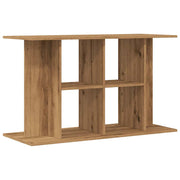 Supporto per acquario artigianale in rovere 100x40x60 cm in legno ingegnerizzato