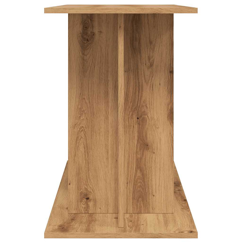 Supporto per acquario artigianale in rovere 100x40x60 cm in legno ingegnerizzato