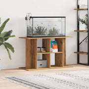 Supporto per acquario artigianale in rovere 100x40x60 cm in legno ingegnerizzato