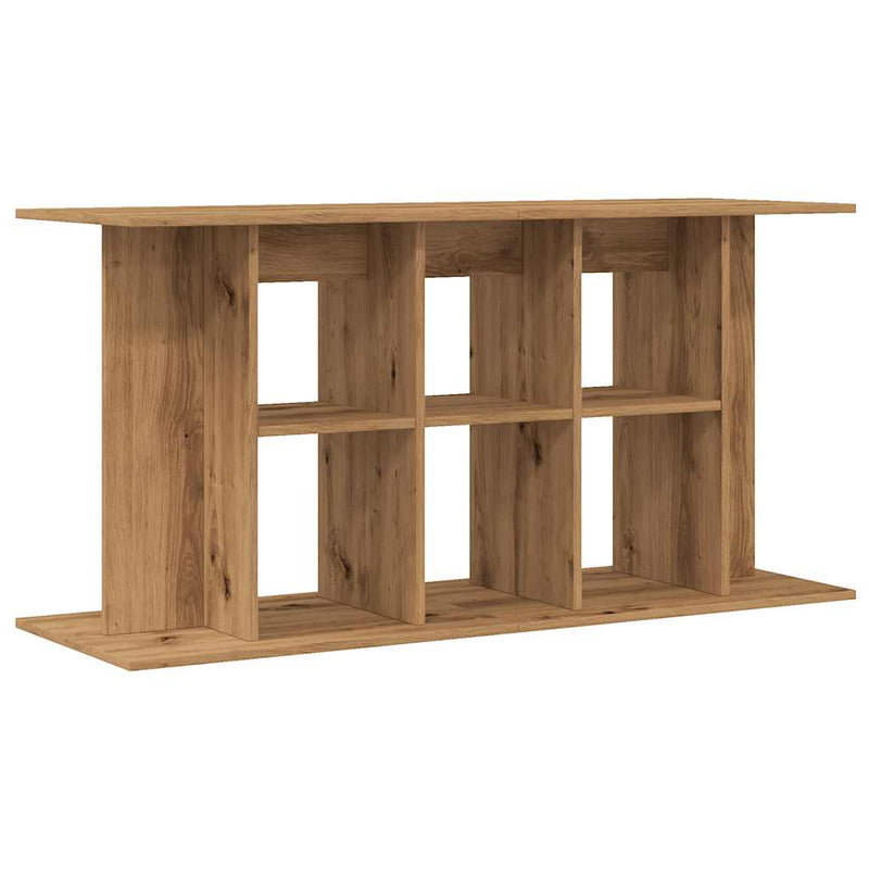 Supporto per acquario artigianale in rovere 120x40x60 cm in legno ingegnerizzato